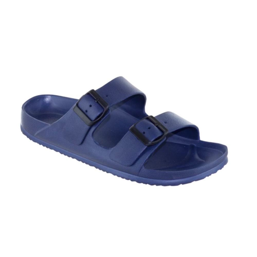 Birkenstock style rubber Arizona slip on sandals